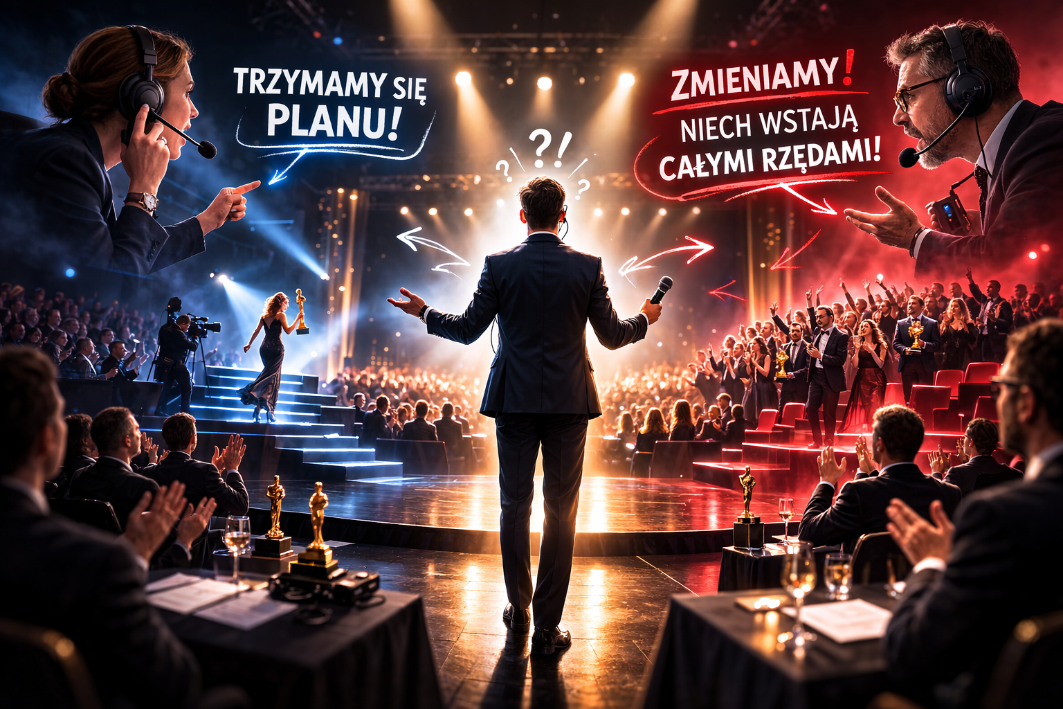 Dwa głosy decyzyjne - jedna scena